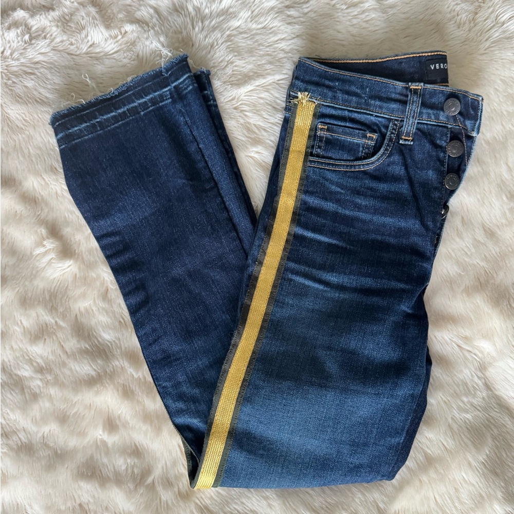Veronica beard high rise flare jeans